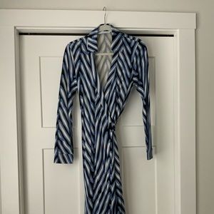 Diane Von Furstenberg wrap dress, size 8